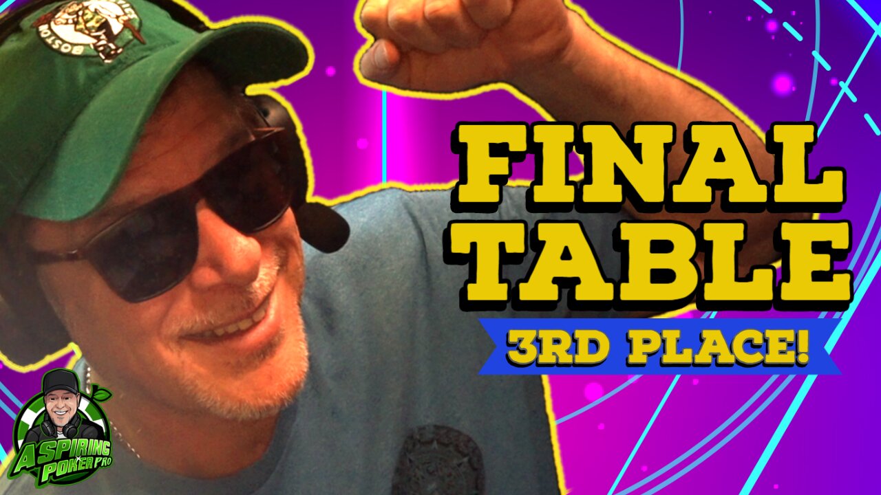 SHORT STACKED TO 3RD PLACE FINISH!: Poker Vlogger final table highlights and poker strategy