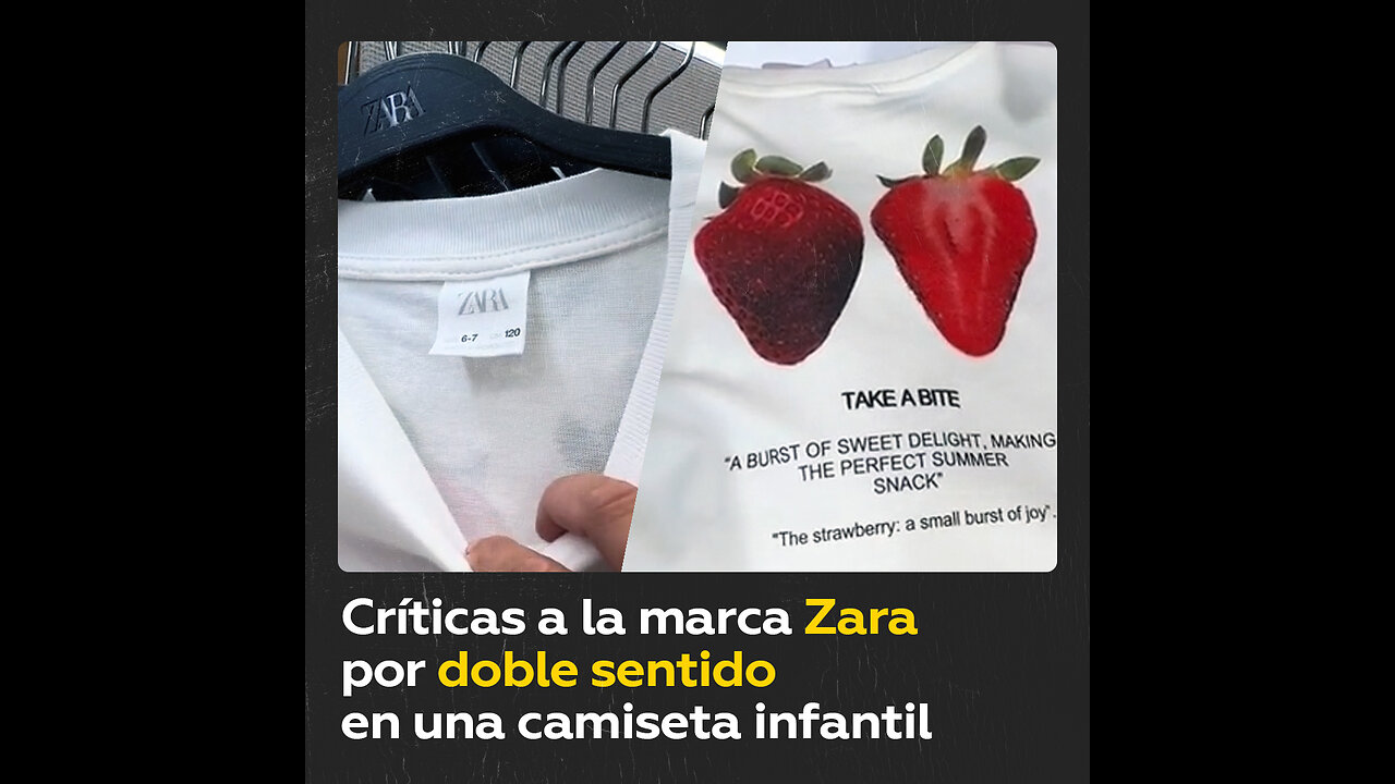 Zara retira de la venta una prenda infantil “sexualmente sugestiva”