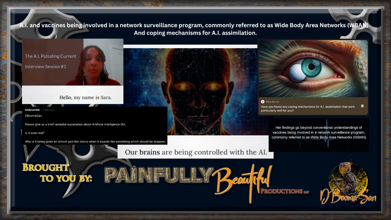 A.I. and vaccines being involved in a network surveillance program, commonly referred to as Wide Body Area Networks (WBAN). And coping mechanisms for A.I. assimilation.
