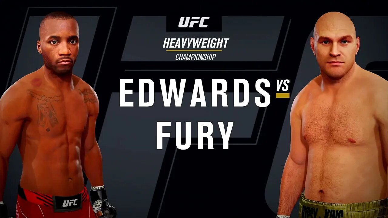 EA Sports UFC 4 Gameplay Tyson Fury vs Leon Edwards