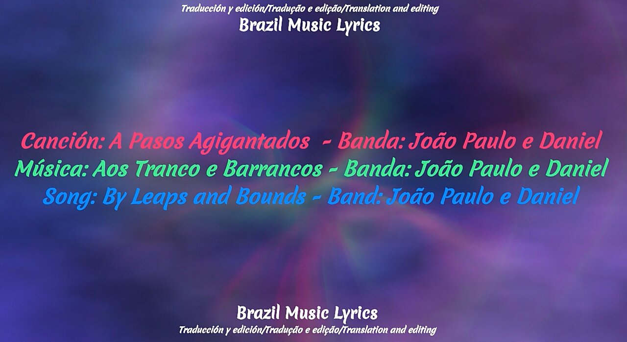 Brazilian Music: By Leaps and Bounds - Band: João Paulo e Daniel