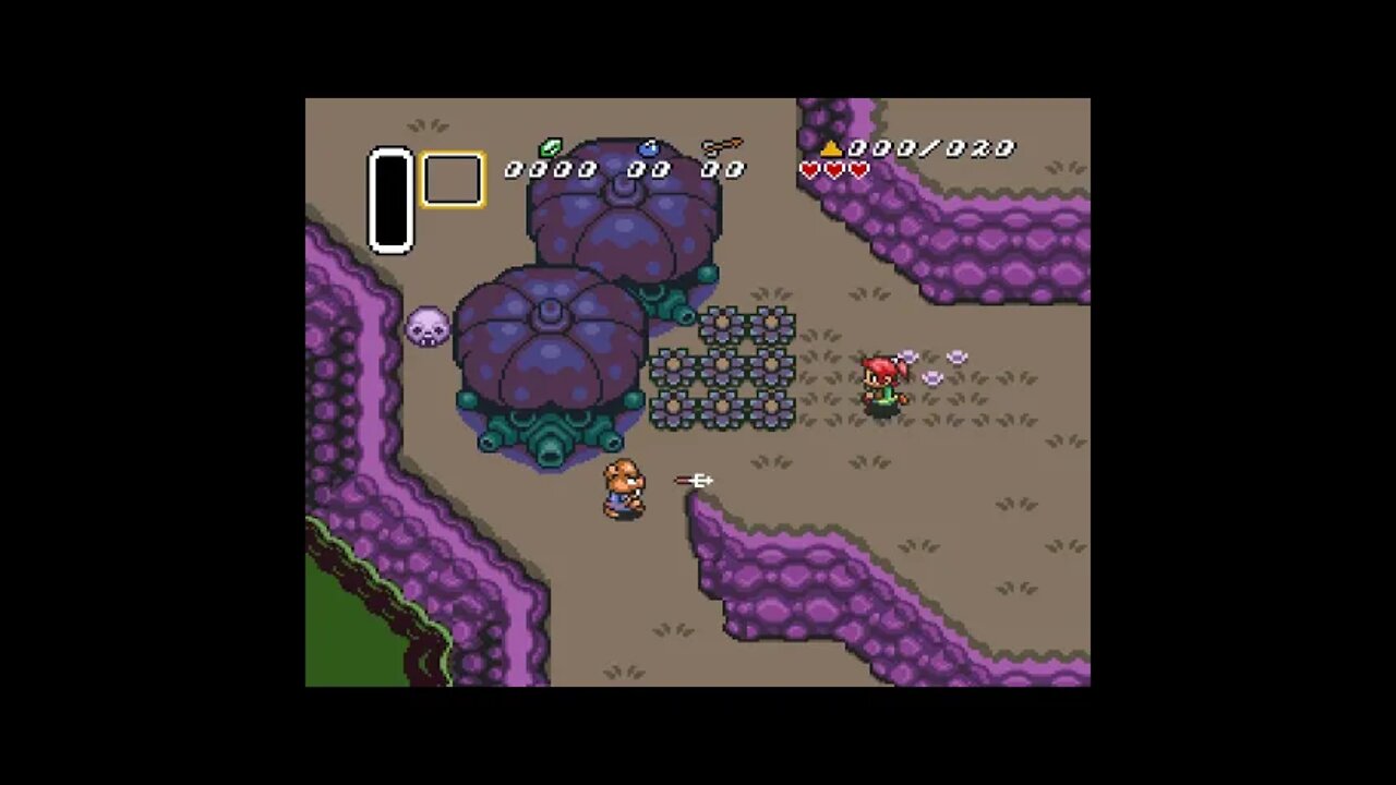 A Link To The Past Randomizer (ALTTPR) - Hard Inverted Triforce Hunt, Shuffled Enemy Damage