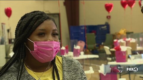 PACE center Valentine's Day celebration
