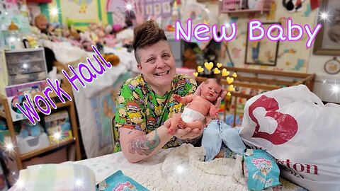 Reborn & Work Haul| Meet New Vintage Berenguer Reborn Baby Doll| Giveaway| nlovewithreborns2011..