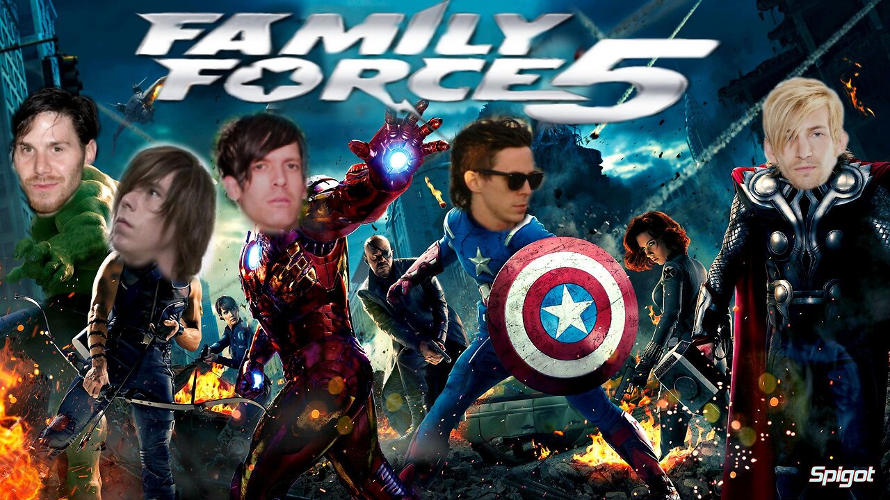 Superhero (Super Dope remix)- Family Force 5 (enhanced video)