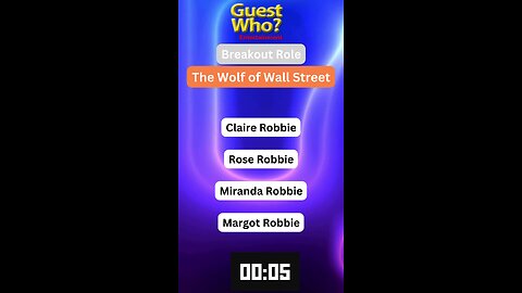 Guest This Actress #214 Like A Quick Quiz? | The Wolf of Wall Street