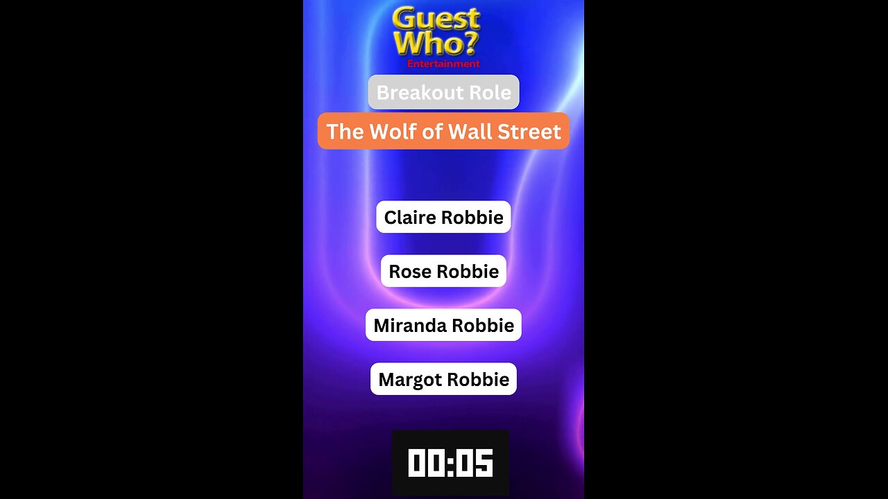 Guest This Actress #214 Like A Quick Quiz? | The Wolf of Wall Street