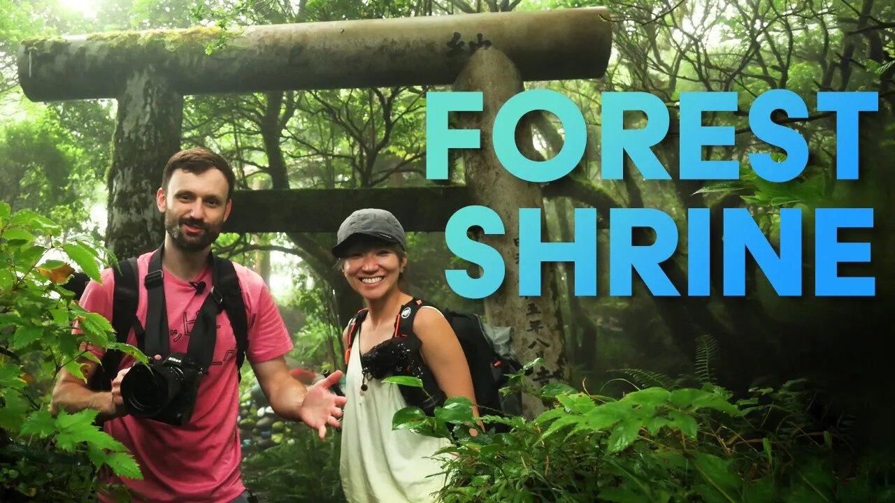 Shooting a Shrine in a Volcanic Forest