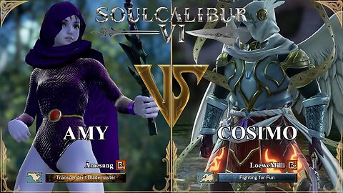 SoulCalibur VI — Amesang (Amy) VS LoeweMilli (Cosimo) | Xbox Series X Ranked