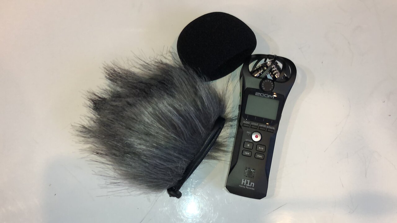 YOUSHARES Zoom H1n & H1 Recorder Foam & Furry In Out door Windscreen Muff Pop Filter Cover Shield