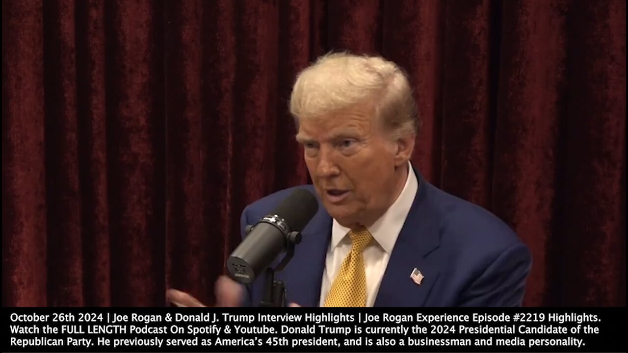 Joe Rogan & Donald J. Trump Interview Highlights | Donald J. Trump: "RFK I Think He Is a Great Guy." Joe Rogan: "Are You Completely Committed to Have Him Be a Part of Your Administration?" Donald J. Trump: "I Am."