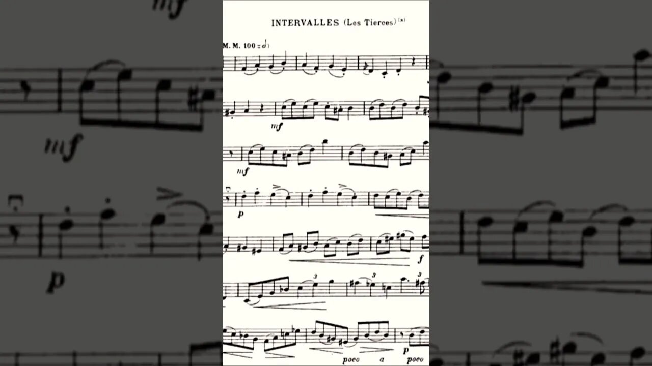 [TRUMPET ETUDE] Charlier 36 Etudes Transcendandtes No.3 - Intervalles (Les tierces)