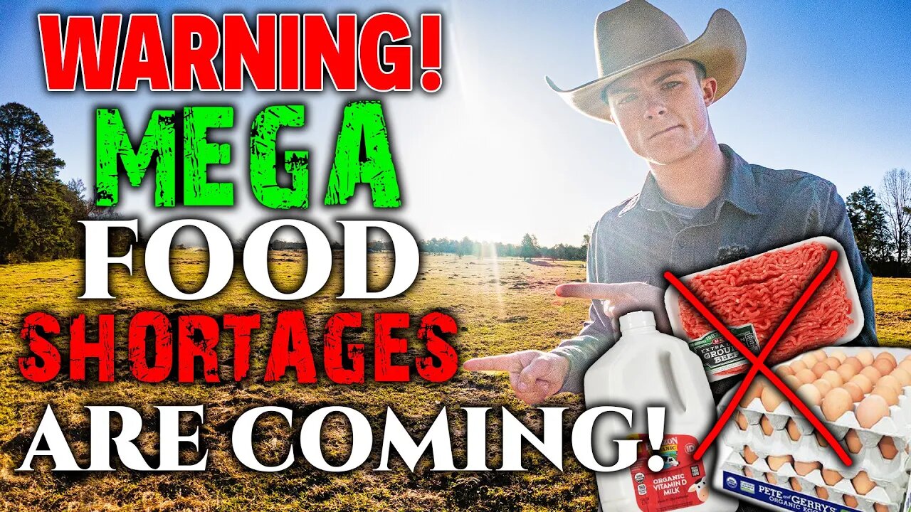 WARNING! MEGA Food SHORTAGES Are COMING! • There Not Talking About THIS......