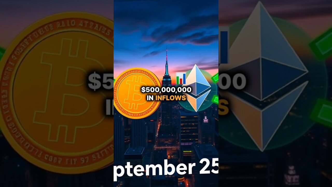 Bitcoin & Ethereum ETFs Surge: $500M Inflows in Just 5 Days!