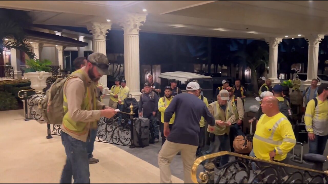 President Trump Hosting 275 Florida Power & Light Workers At Miami Resort
