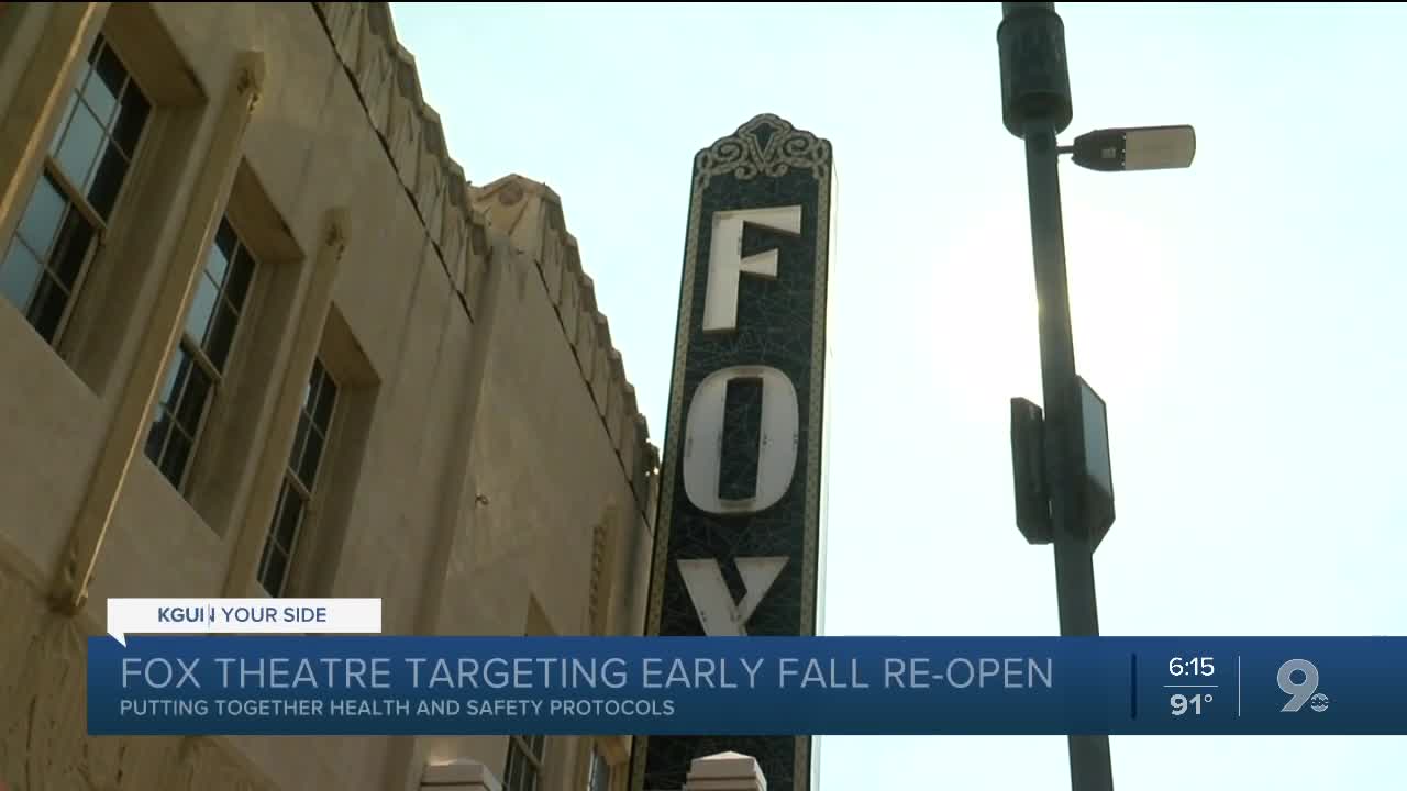 Fox Theatre set to reopen Fall 2020