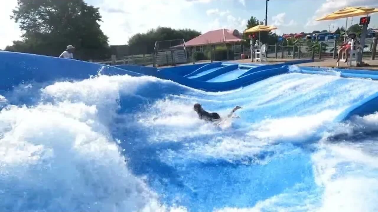 flowrider - Molly - 3 at Soak City, Kings Island