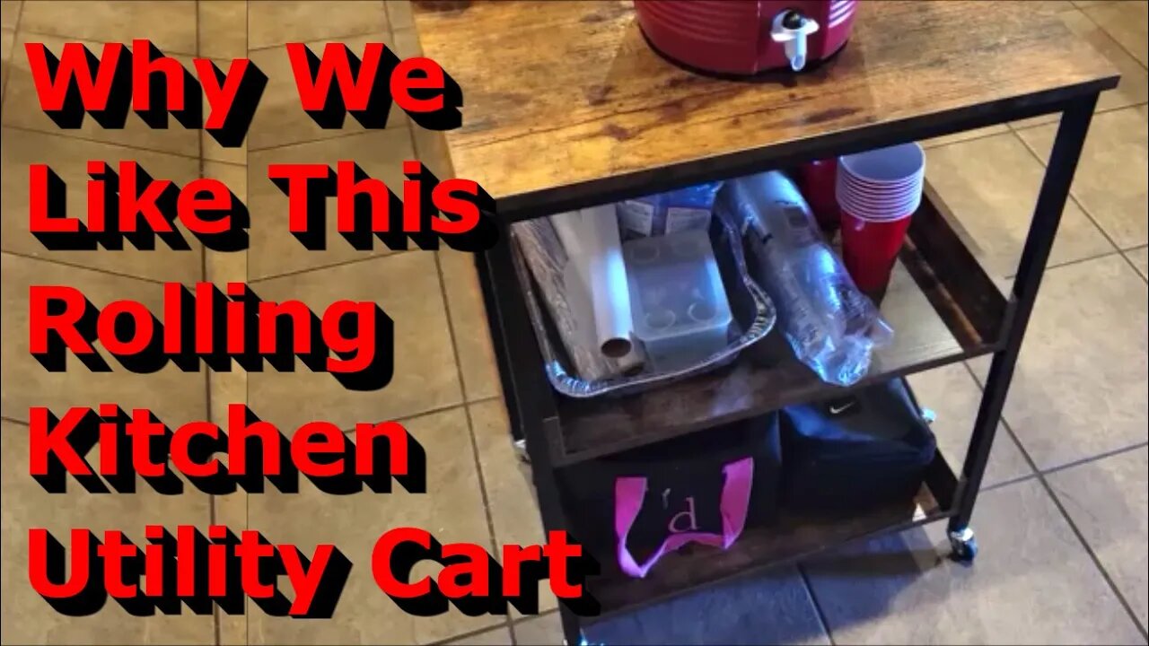 Why We Like This 3 Tier Rolling Kitchen Utility Cart - Assemble and Review