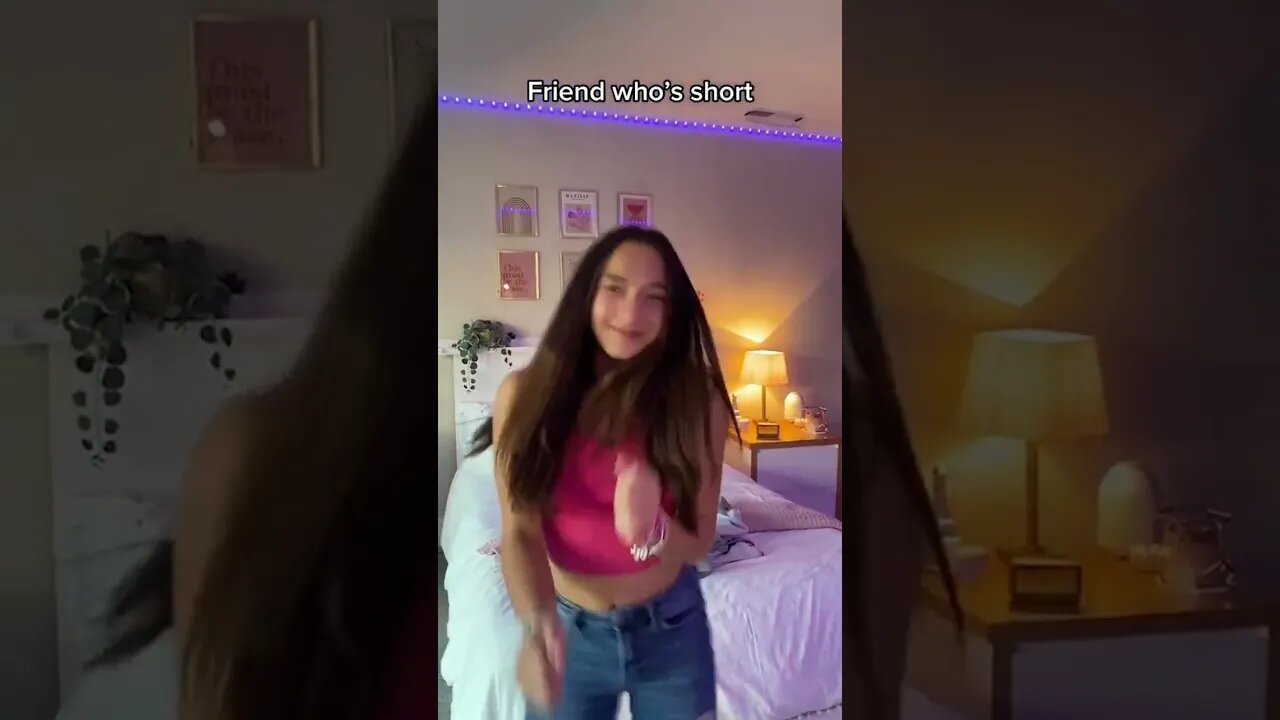 Friend who's short Video By isa pineda #Shorts