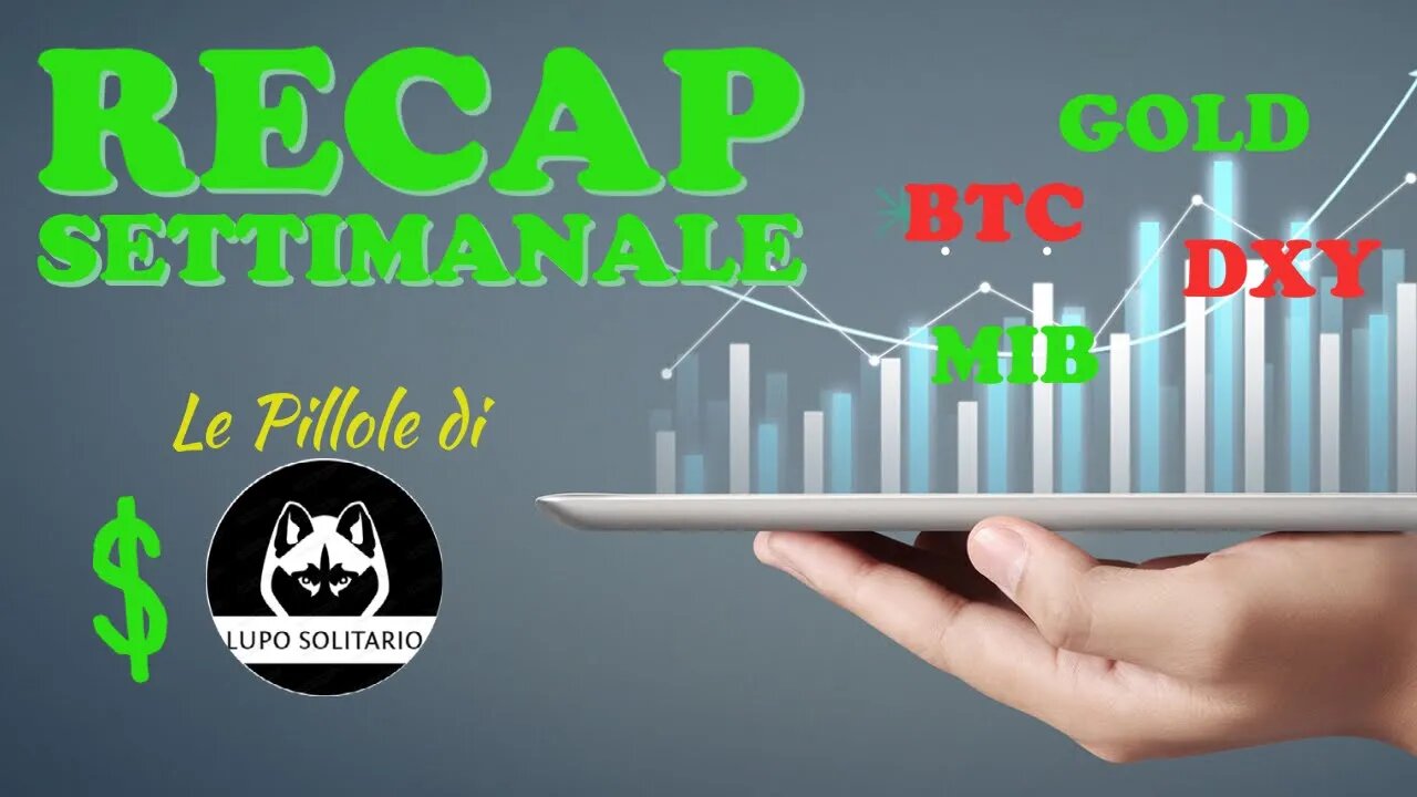 Pillola Analisi Ciclica 18 Novembre Trading BTC GOLD MIB DXY