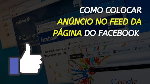 COMO COLOCAR ANÚNCIO NO FEED DA PÁGINA DO FACEBOOK