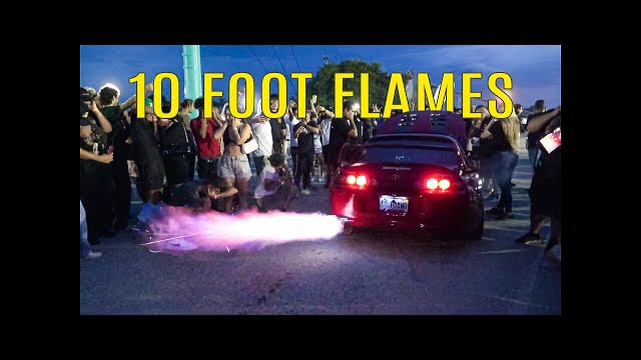 TOYOTA SUPRA DOMINATES ALL _ LOUD 2 STEP ANTI LAG BATTLES at Clean Culture (2JZ, 350Z, GOLF, CIVIC)