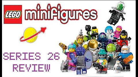 Lego Minifigures Series 26 the space series Review