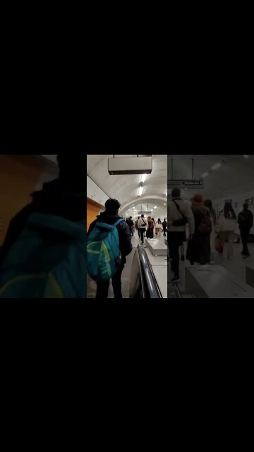 Disabled man plays guitar 🎸 on London under ground #london