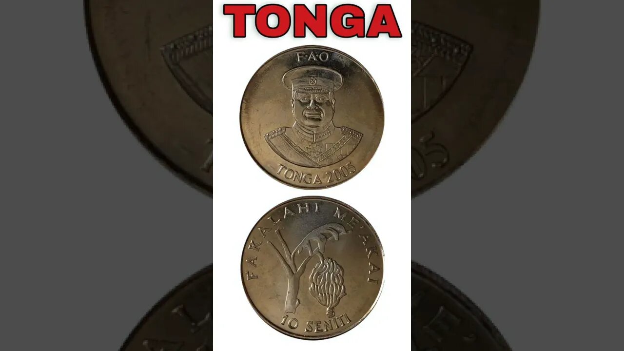 Tonga 10 seniti 2005.#shorts #coinnotesz