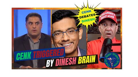 Cenk Uygur TRIGGERED Into Blubbering FOOL During Debate With Dinesh D'Souza on Crony Capitalism