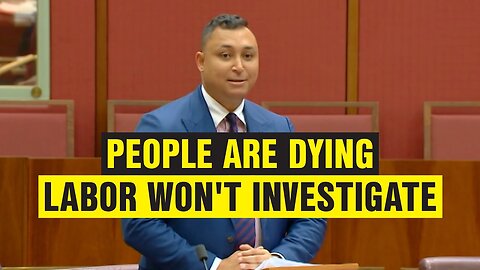 People Are Dying - My Full Speech