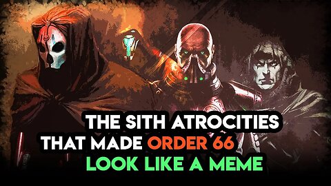 Why Order 66 Was TAME in Comparison to Old Republic Sith Threats