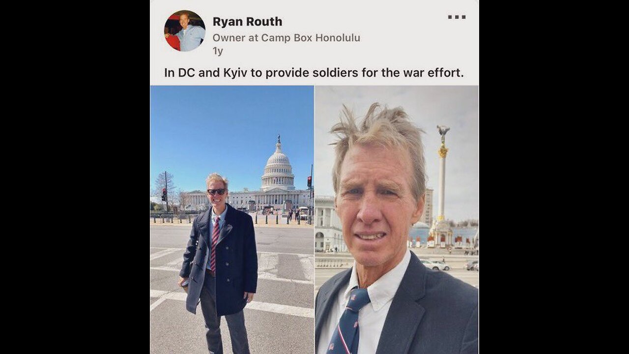 Did NAFO just try to assassinate Trump? Recording from Ryan Routh phone