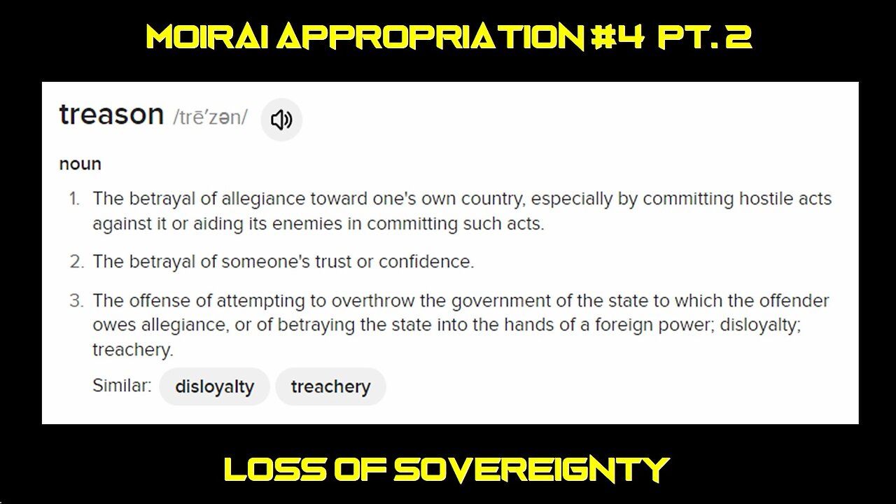 MA#4 Pt. 2 LOSS OF SOVEREIGNTY