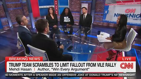 CNN’s newsroom is in full meltdown mode over Trump’s Madison Square Garden rally.”😂