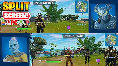 Fortnite Splitscreen + Crown Royale