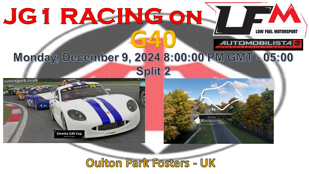 JG1 RACING on LFM - G40 - Oulton Park Fosters - UK - Split 2