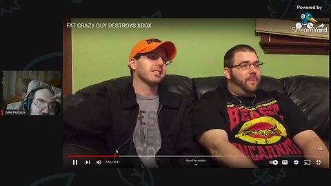 jake react to FAT CRAZY GUY DESTROYS XBOX from @GrimsToyShow and @attackslug