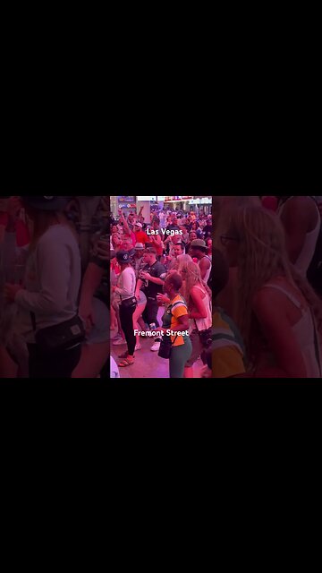 You should be dancing on Fremont Street 1976 the Bee Gees - Video from Las Vegas