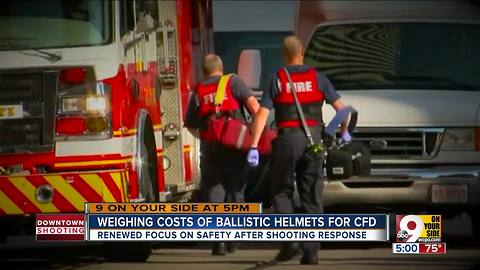Weighing costs of ballistic helmets for CFD