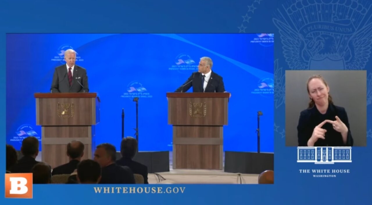 MOMENTS AGO: President Biden, Prime Minister Yair Lapid of Israel Holding Press Conference...