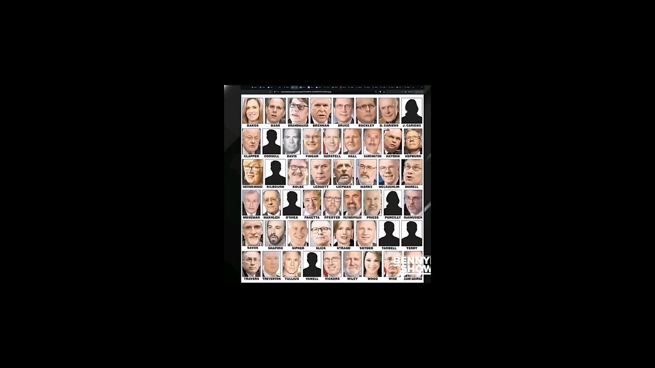 The list of corrupt CIA and state department officials who mess with the 2020 election