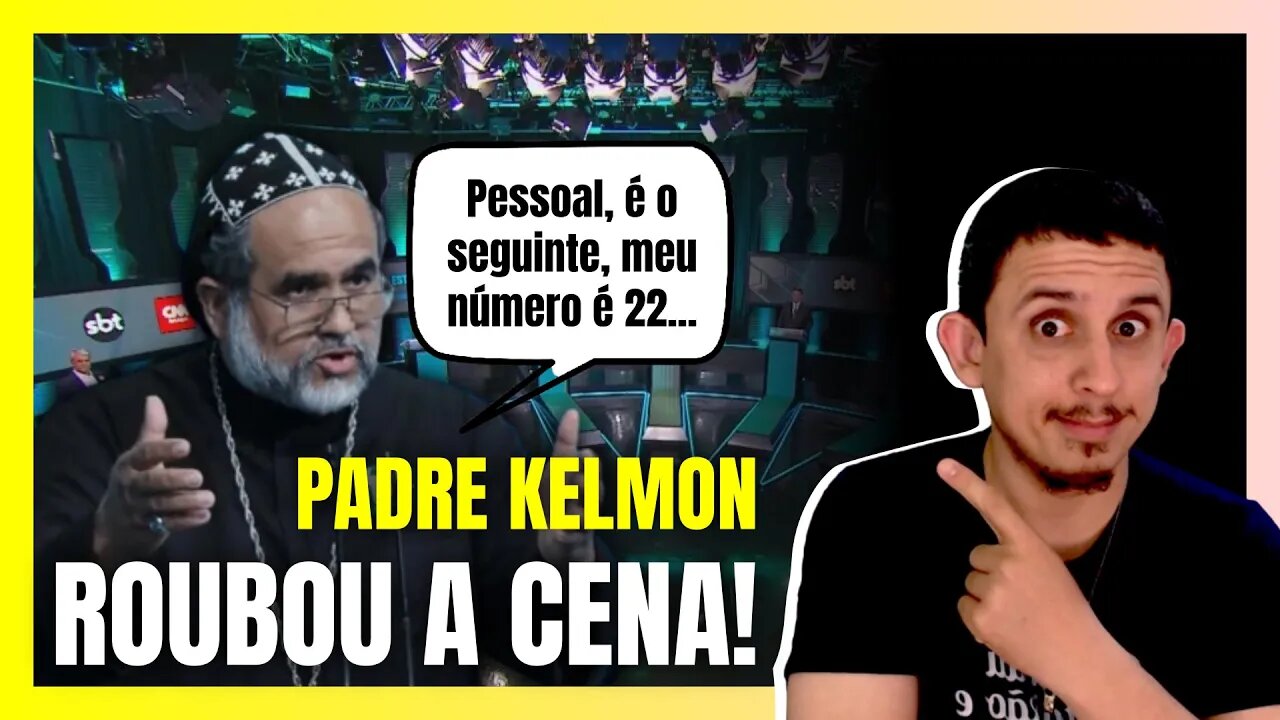 Debate morno da CNN e do SBT sem LULA apresenta PADRE KELMON ao mundo