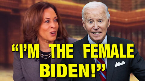 Kamala Says She’s Just Like Biden – Except She’s A Woman!