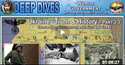 THE NAZIS & UKRAINE - Ukraine Under Nazi Custody For 100 Years - Part 3 of 3 - AHNENERBE, TUNNELS, SHAMBALLA & more