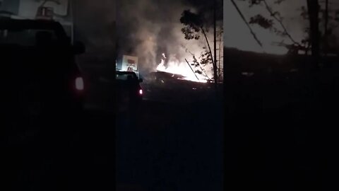 Logging Site On Fire ! Part 1 #shorts