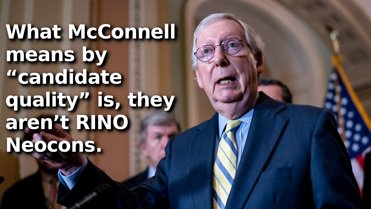 RINO Neocons Actively Trying to Sabotage Trump Picks for Senate Because of their “Candidate Quality”