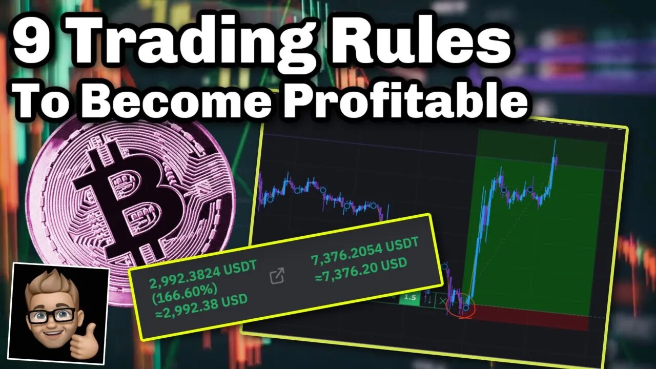 9 Rules To Become a Profitable Trader | Trading for Beginners