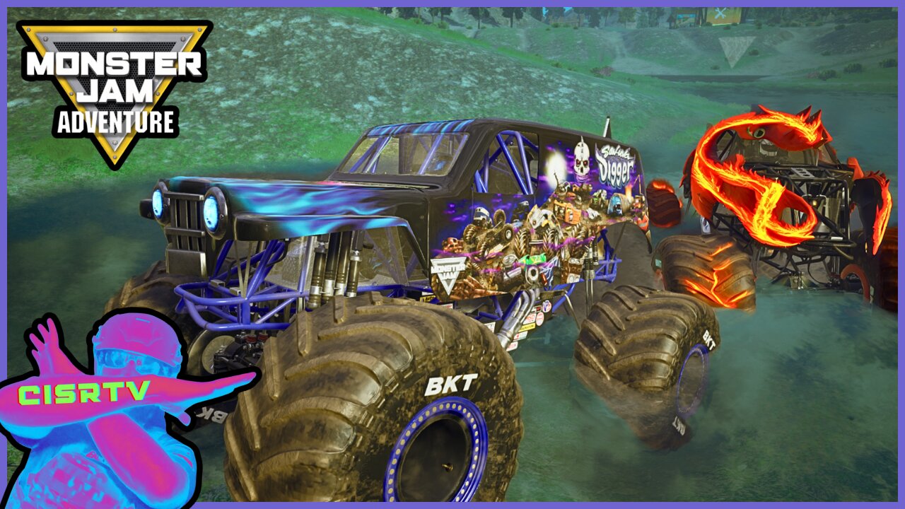 Monster Jam ADVENTURE | SON UVA DIGGER Faces CRUSHSTATION To Repair GRAVE DIGGER | Ep 2