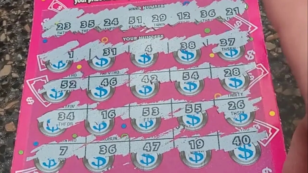 WINNING $20 Jackpot Lottery Ticket Scratch Off from Kentucky!